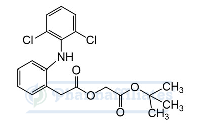 Imagem do Produto Padrão de Aceclofenaco terc-butil Éster - Cas Number: 139272-68-7 - PHARMAFFILIATES Referência: PA 01 0101001
