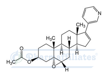 Imagem do Produto Padrão de Acetato de Abiraterona 5,6-Epóxido - Cas Number: 1868064-50-9 - PHARMAFFILIATES Referência: PA 01 04830
