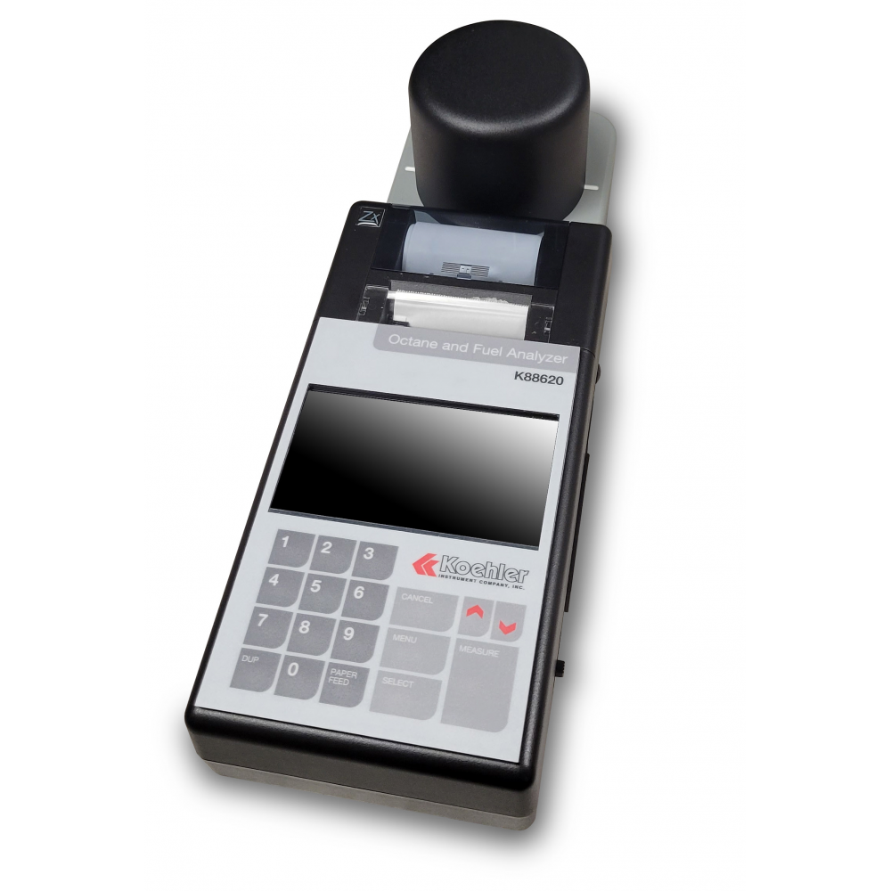 Imagem do Produto Analisador de Combustível Portátil Aprimorado - Modelo K88629 - 220-240V 50/60Hz - KOEHLER INSTRUMENT - Precisão e repetibilidade equivalentes aos métodos de teste de motor aprovados pela ASTM (ASTM D2699, D2700)