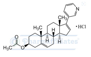 Imagem do Produto Padrão de Cloridrato de (3S,8R,9S,10R,13S,14S)-10,13-dimetil-17-(piridina-3-il)-2,3,4,7,8,9,10,11,12,13,14,15-dodecahidro-1H-ciclopenta[a]fenantreno-3-ilo - Cas Number: 877319-47-6 - PHARMAFFILIATES Referência: PA 01 0041015