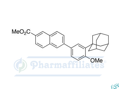 Imagem do Produto Padrão de Adapaleno Metil Éster - Cas Number: 106685-41-0 - PHARMAFFILIATES Referência: PA 01 22520