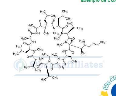 Imagem do Produto Padrão de Alisporivir - Padrões API - Cas Number: 254435-95-5 - PHARMAFFILIATES Referência: PA 01 3550000