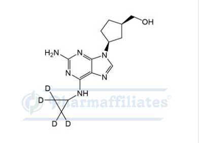 Imagem do Produto Padrão de Dihidro Abacavir-D4 - Cas Number: NA - PHARMAFFILIATES Referência: PA STI 005680