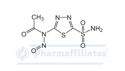 Imagem do Produto Padrão de N-Nitroso-N-(5-sulfamoil-1,3,4-tiadiazol-2-il)acetamida - Cas Number: NA - PHARMAFFILIATES Referência: PA 01 0151000