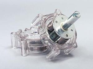 Imagem do Produto Cabeça de bomba padrão com eixo longo para tubulação de precisão de alto desempenho, L/S 15, carcaça de policarbonato, rotor SS, 3 Rolos, máx. quociente de vazão: 1000 ml/min - MASTERFLEX - MFLX07015-10