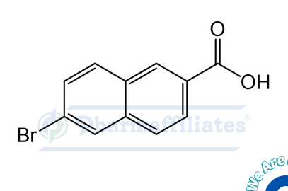 Imagem do Produto Padrão de Ácido 6-Bromo-2-naftóico - Cas Number: 5773-80-8 - PHARMAFFILIATES Referência: PA 01 0221010