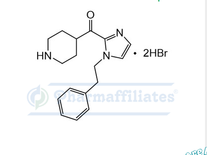 Imagem do Produto Padrão de [1-(2-feniletil)-1H-imidazol-2-il]-4-piperidinil-metanona, bromidrato (1:2) - Cas Number: 147064-11-7 - PHARMAFFILIATES Referência: PA 01 0351003