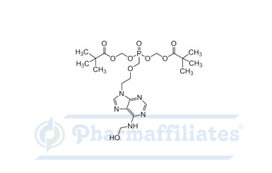 Imagem do Produto Padrão de Adefovir Dipivoxila N6-Hidroximetil Impureza - Cas Number: 323201-04-3 - PHARMAFFILIATES Referência: PA 01 0231000