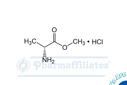 Imagem do Produto Padrão de Cloridrato de éster metílico de D-alanina - Cas Number: 14316-06-4 - PHARMAFFILIATES Referência: PA 01 0321001