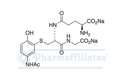 Imagem do Produto Padrão de Paracetamol Glutationa Sal Dissódico - Cas Number: NA - PHARMAFFILIATES Referência: PA 01 14520