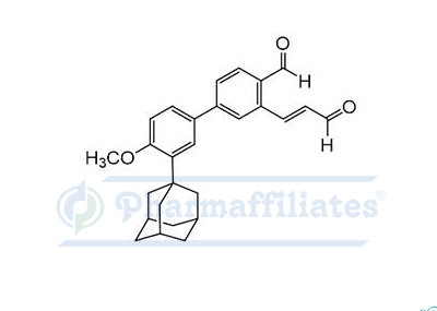 Imagem do Produto Padrão de 3'-((3r,5r,7r)-adamantano-1-il)-4'-metoxi-3-((E)-3-oxoprop-1-en-1-il)-[1,1'-bifenil]-4-carbaldeído - Cas Number: NA - PHARMAFFILIATES Referência: PA 01 0221003