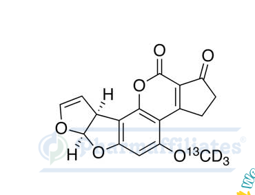 Imagem do Produto Padrão de Aflatoxina B1-13C,d3 - Cas Number: NA - PHARMAFFILIATES Referência: PA STI 004300
