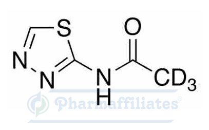 Imagem do Produto Padrão de N-1,3,4-Tiadiazol-2-ilacetamida-d3 - Cas Number: NA - PHARMAFFILIATES Referência: PA STI 082640