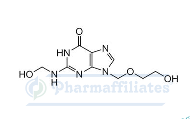 Imagem do Produto Padrão de 9-((2-hidroxietoxi)metil)-2-((hidroximetil)amino)-1H-purina-6(9H)-ona - Cas Number: 2190509-40-9 - PHARMAFFILIATES Referência: PA 01 20770