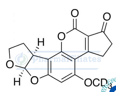 Imagem do Produto Padrão de Aflatoxina B2-d3 - Cas Number: 1217830-52-8 - PHARMAFFILIATES Referência: PA STI 004310