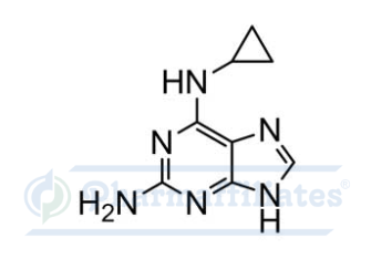 Imagem do Produto Padrão de Ciclopropildiaminopurina Abacavir - Cas Number: 120503-69-7 - PHARMAFFILIATES Referência: PA 01 01690