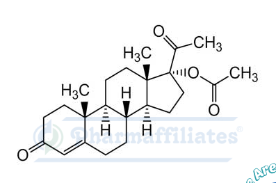 Imagem do Produto Padrão de Acetato de hidroxiprogesterona - Padrões API - Cas Number: 302-23-8 - PHARMAFFILIATES Referência: PA 28 21000