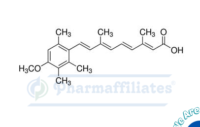 Imagem do Produto Padrão de Acitretina - Padrões API - Cas Number: 55079-83-9 - PHARMAFFILIATES Referência: PA 28 03000