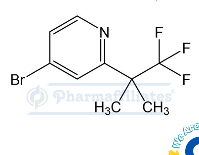 Imagem do Produto Padrão de  4-Bromo-2-(1,1,1-trifluoro-2-metilpropan-2-il)piridina - Cas Number: 1357476-67-5 - PHARMAFFILIATES Referência: PA 01 3001000