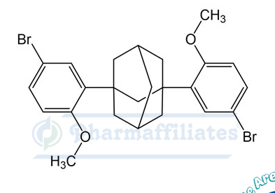 Imagem do Produto Padrão de 1,3-bis(5-bromo-2-metoxifenil)adamantano - Cas Number: 932033-56-2 - PHARMAFFILIATES Referência: PA 01 0221016