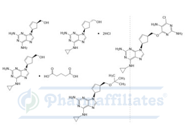 Imagem do Produto Padrão de Mistura de compostos relacionados ao abacavir - Cas Number: NA - PHARMAFFILIA6TES Referência: PA 01 0011006