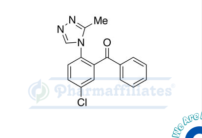 Imagem do Produto Padrão de Alprazolam - Impureza C - Cas Number: 36916-19-5 - PHARMAFFILIATES Referência: PA 01 40030