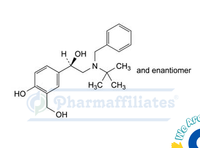 Imagem do Produto Padrão de Sulfato de salbutamol - Impureza E - Cas Number: 24085-03-8 - PHARMAFFILIATES Referência: PA 01 34050