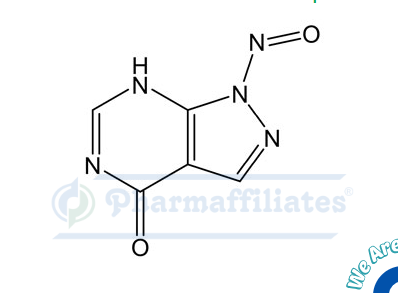 Imagem do Produto Padrão de Alopurinol N-Nitroso - Cas Number: NA - PHARMAFFILIATES Referência: PA 01 0391002