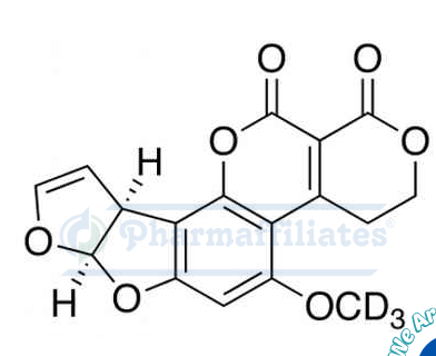 Imagem do Produto Padrão de Aflatoxina G1-d3 - Cas Number: 1217610-02-0 - PHARMAFFILIATES Referência: PA STI 004320