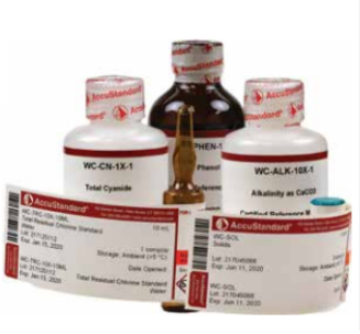 Imagem do Produto Padrão MRC de 2-Hidroxiatrazina - Nº CAS 2163-68-0 - Matriz 100 µg/mL em metil celosolve - 1 mL - P-326S-MC - ACCUSTANDARD