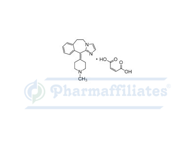 Imagem do Produto Padrão de Maleato de 11-(1-metilpiperidina-4-ilideno)-6,11-dihidro-5H-benzo[d]imidazo[1,2-a]azepina - Cas Number: 1935692-46-8 - PHARMAFFILIATES Referência: PA 01 0351002