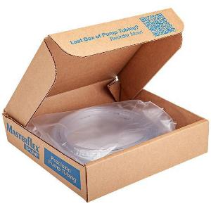 Imagem do Produto Tubo de bomba, silicone curado com platina, diâmetro interno de 1,02 mm; 15,2 metros (50 pés), Tamanho do Tubo C/L: 28 - MASTERFLEX - MFLX96409-28